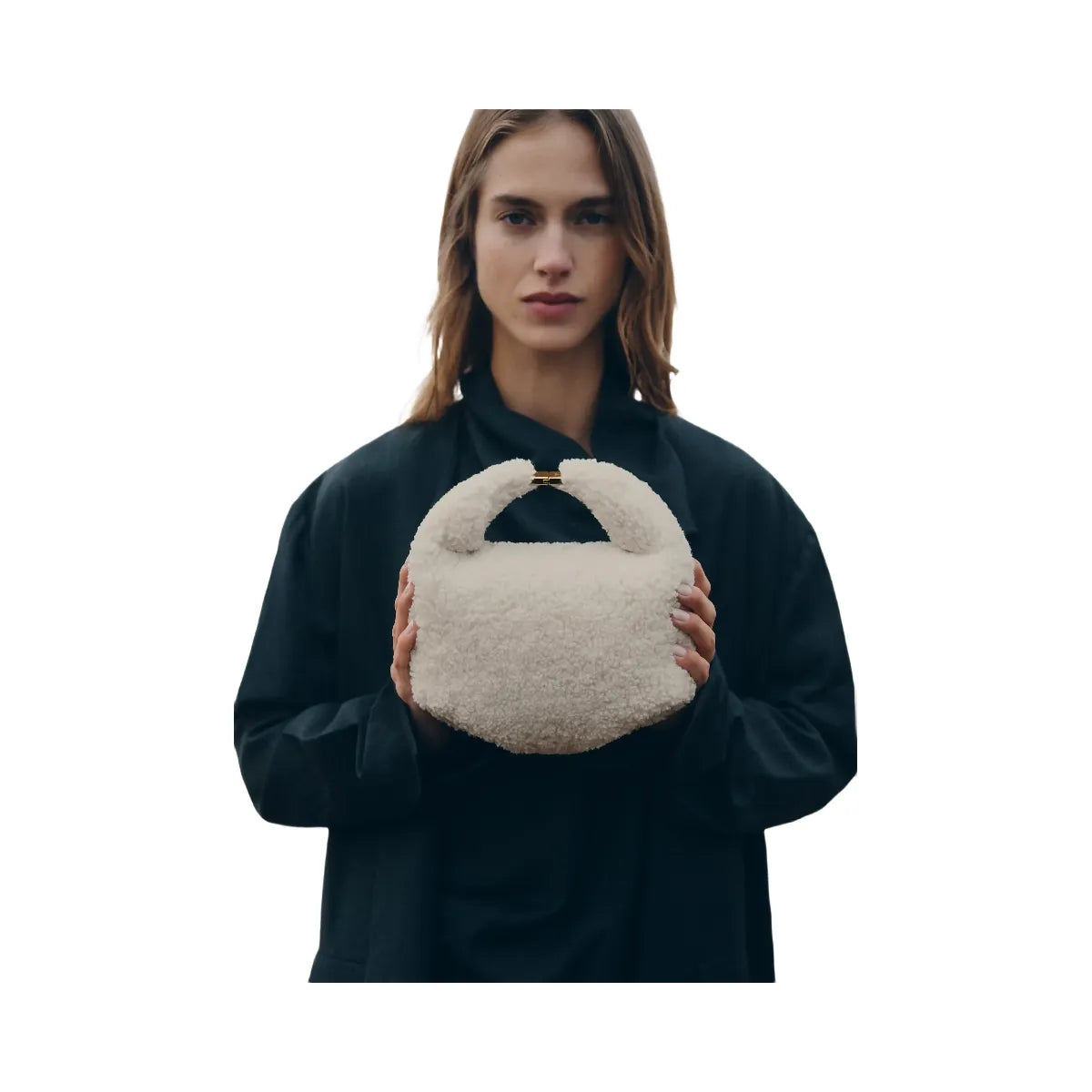 Polene Beri Ecru Shearling