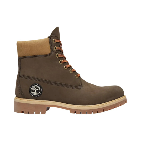 Timberland 6" Premium Waterproof Boot Dark Brown Olive Nubuck