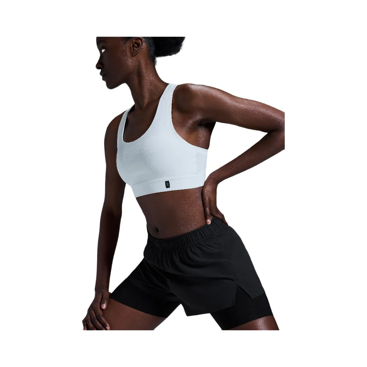 On Pace Bra Undyed-White | Black