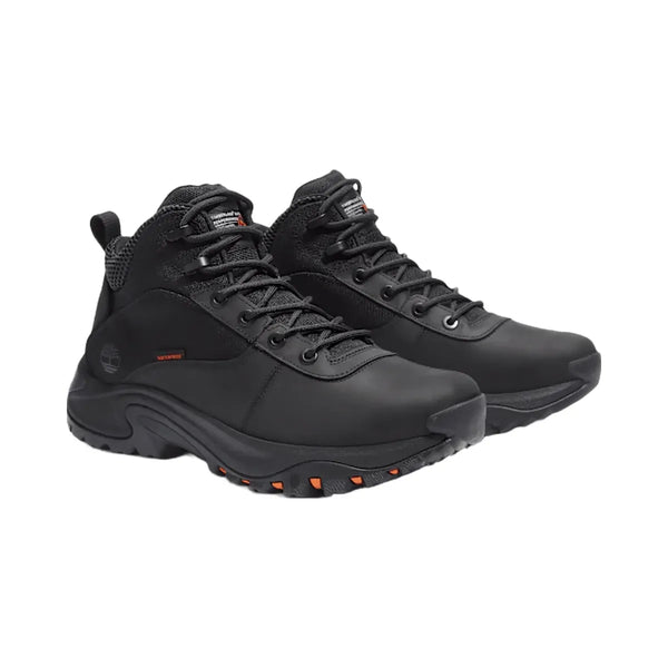 Timberland Mt Maddsen Peak Mid Waterproof Hiking Boot Black Full-Grain Men'S