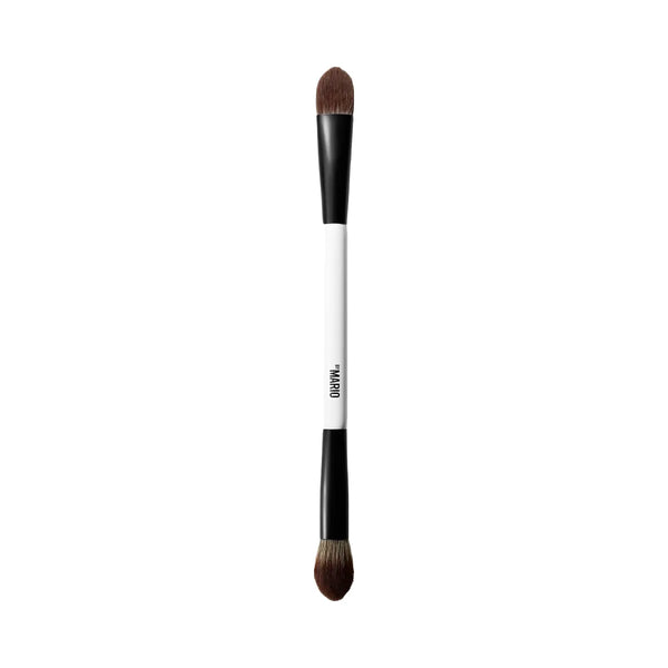 MAKEUP BY MARIO EF1 Dual-Ended Cream & Powder Brush