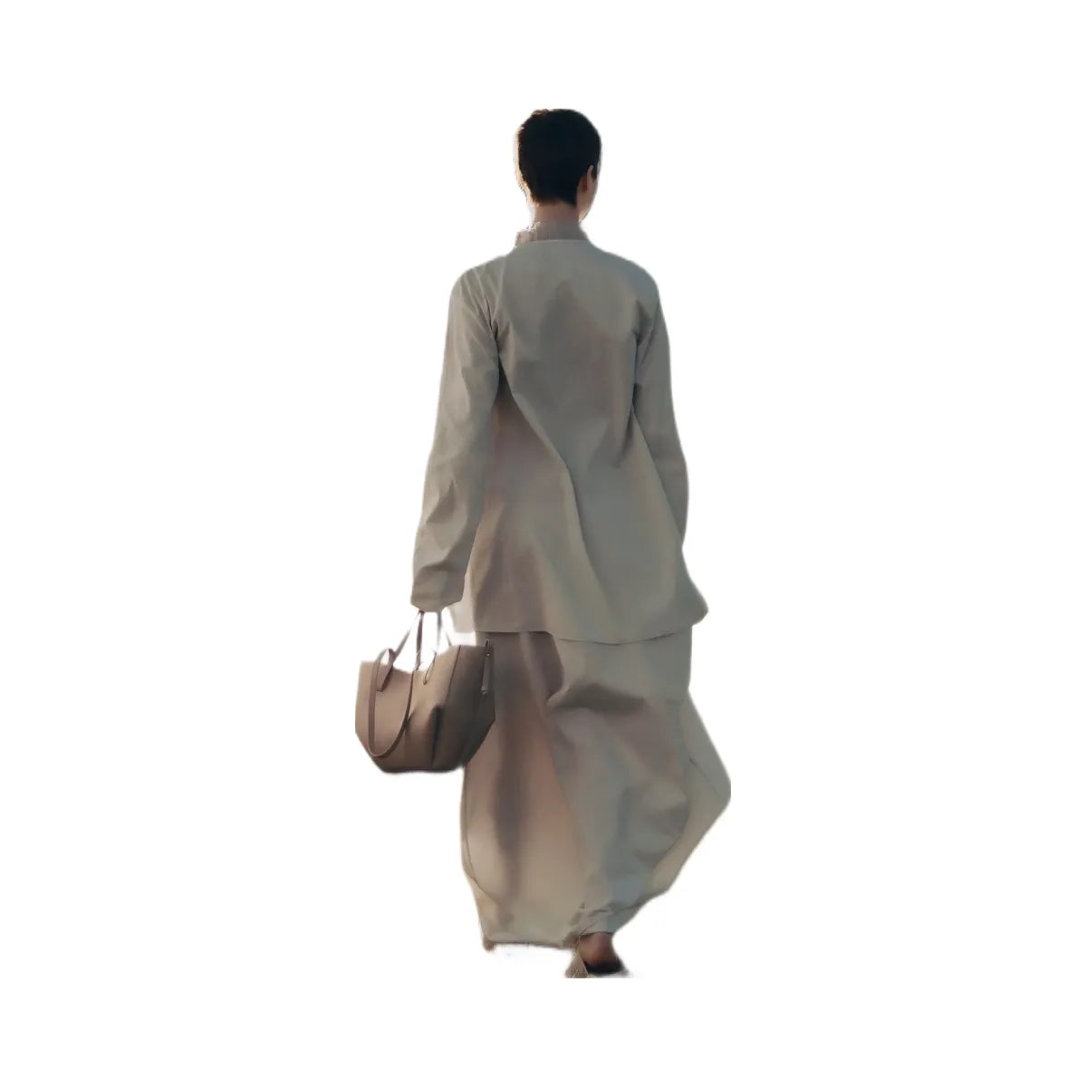 Polene Cyme Mini Textured Taupe