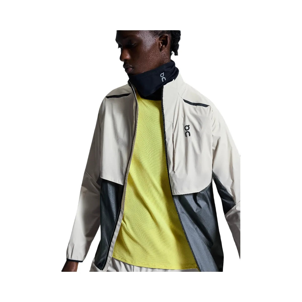 On On Weather Jacket Silver Eclipse