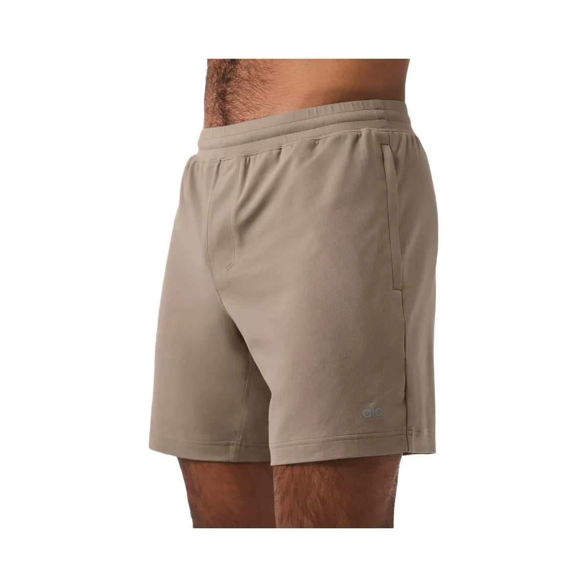 Alo Men's 7" Conquer React Performance Short - Gravel