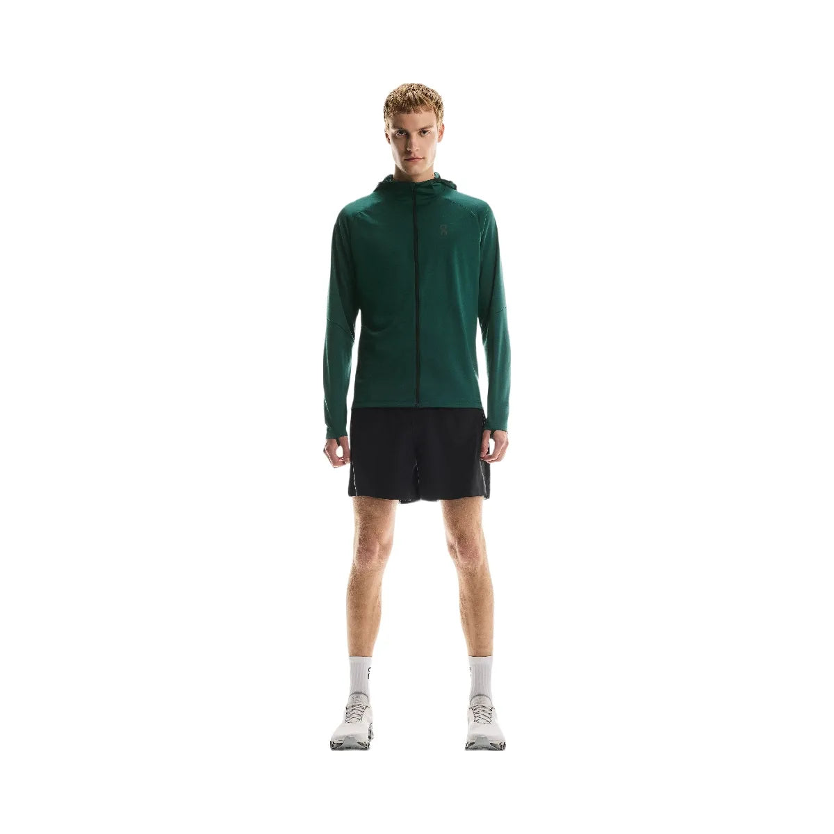 On Climate Zip Hoodie Spirulina