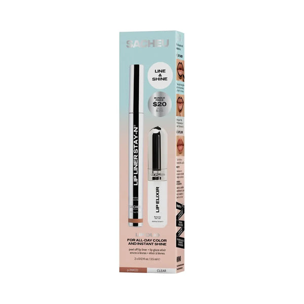 SACHEU Peel Off Line & Shine Lip Duo