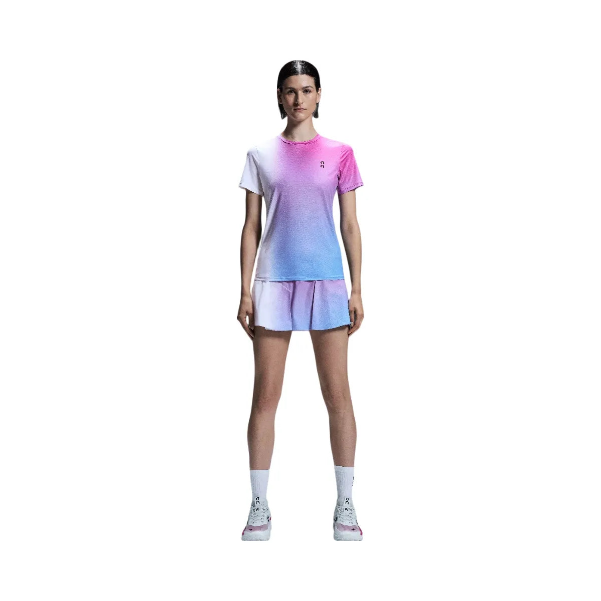 On Court Skirt White | Pink