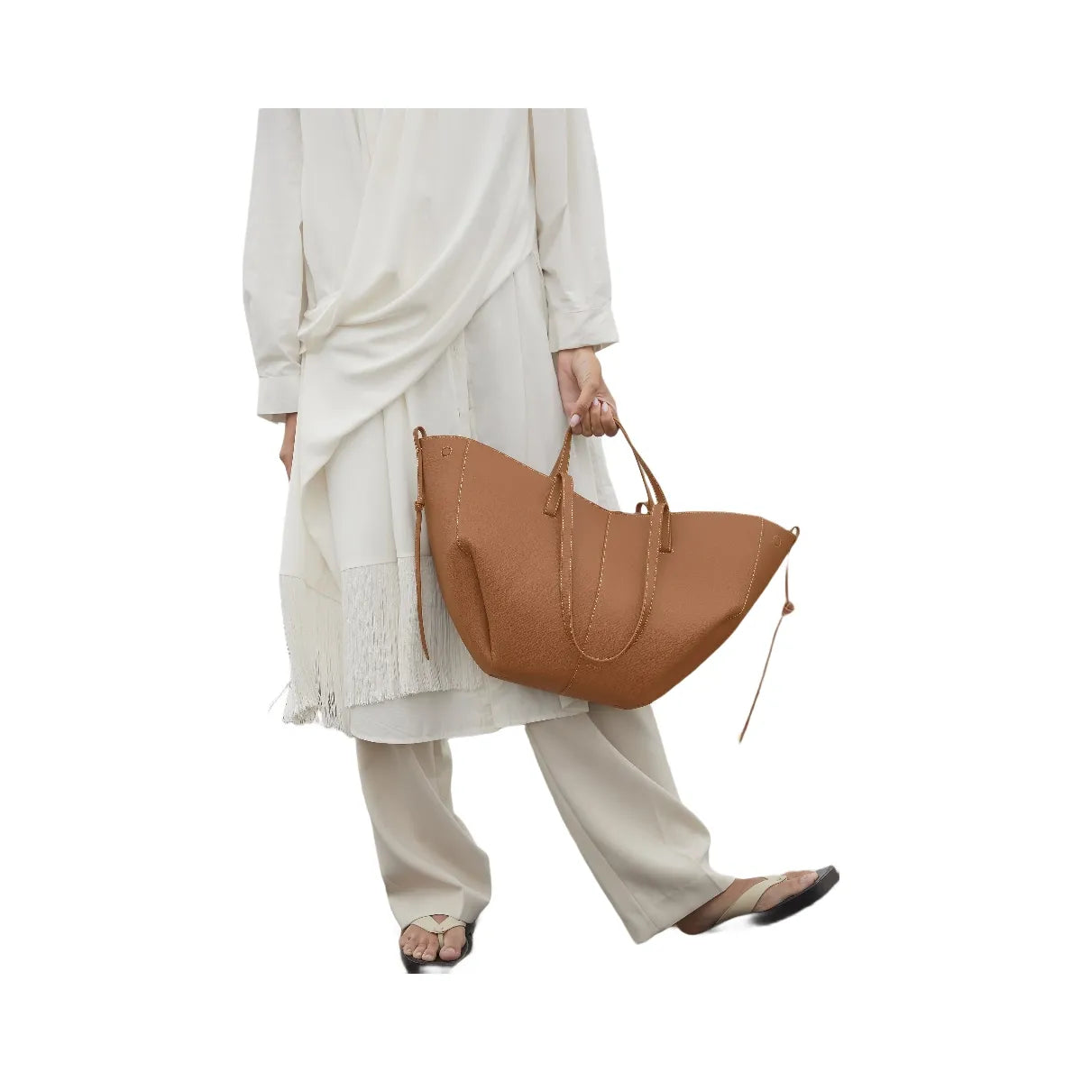 Polene Cyme Textured Camel
