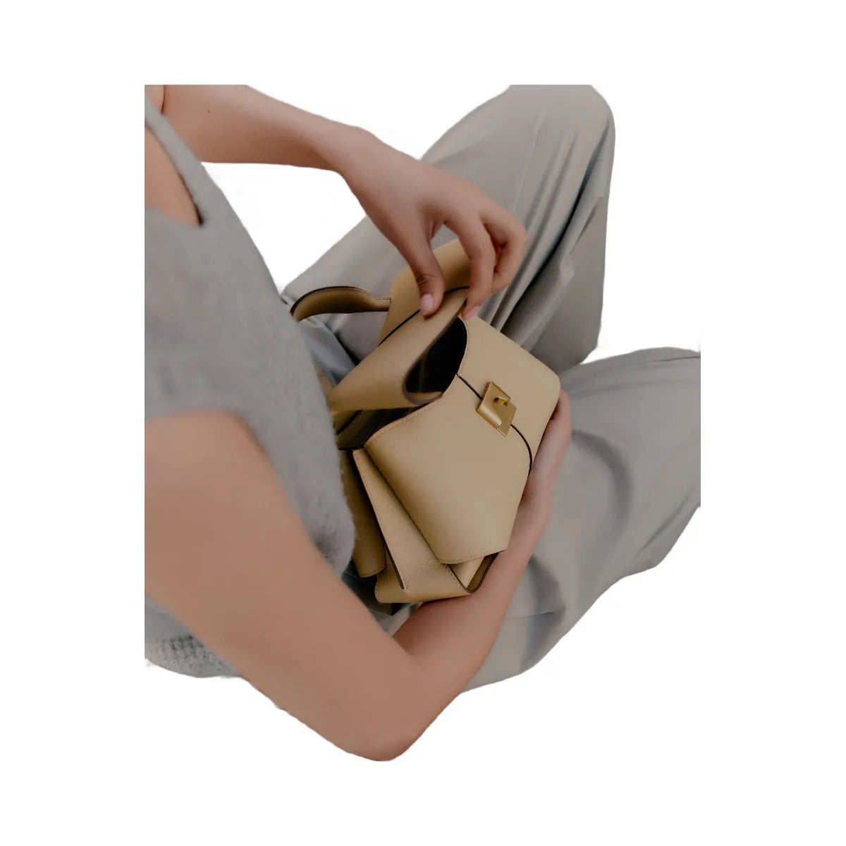 Polene Mokki Mini Textured Sand