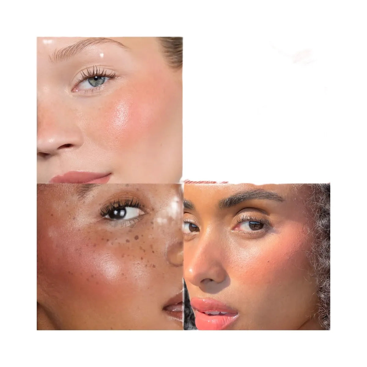 REFY Cream Blush Duo with Duo Face Brush Gift Set