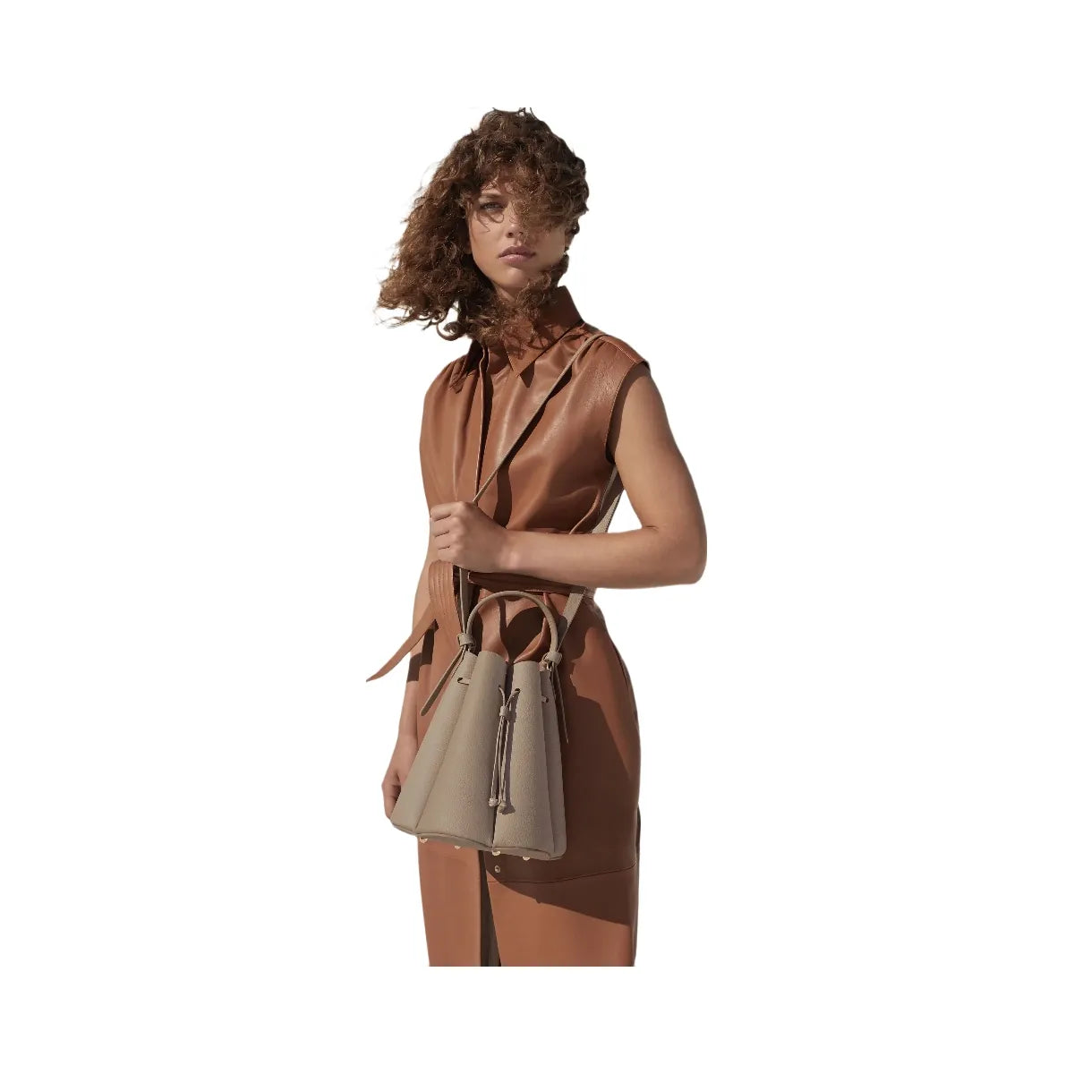 Polene Numero Huit Textured Taupe