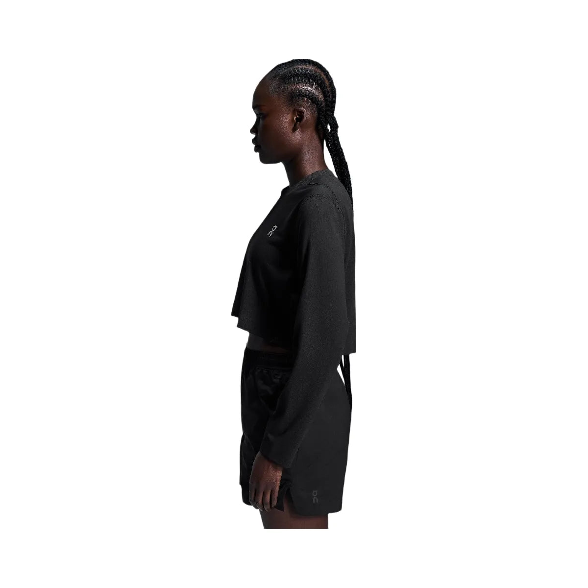 On Active Long-T Crop Black