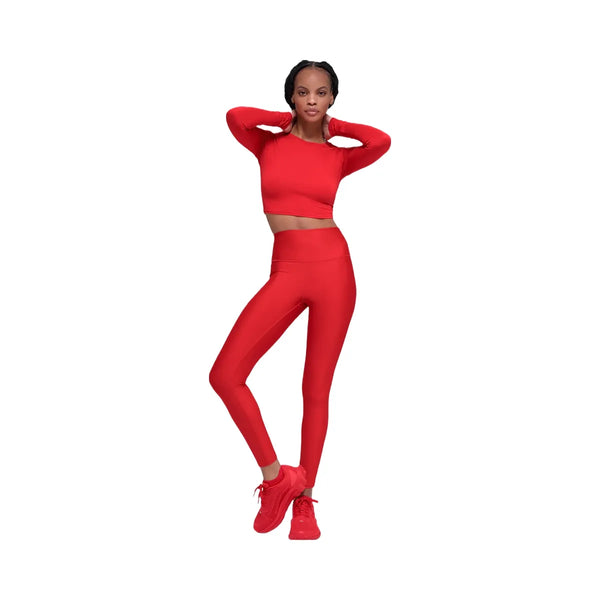 Alo Women's 7/8 High-Waist Airlift Legging - Bright Red