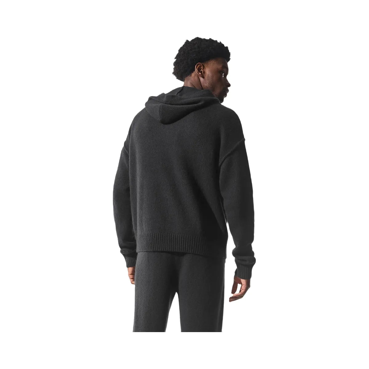Alo Men's Wool Cashmere New Class Hoodie - Black