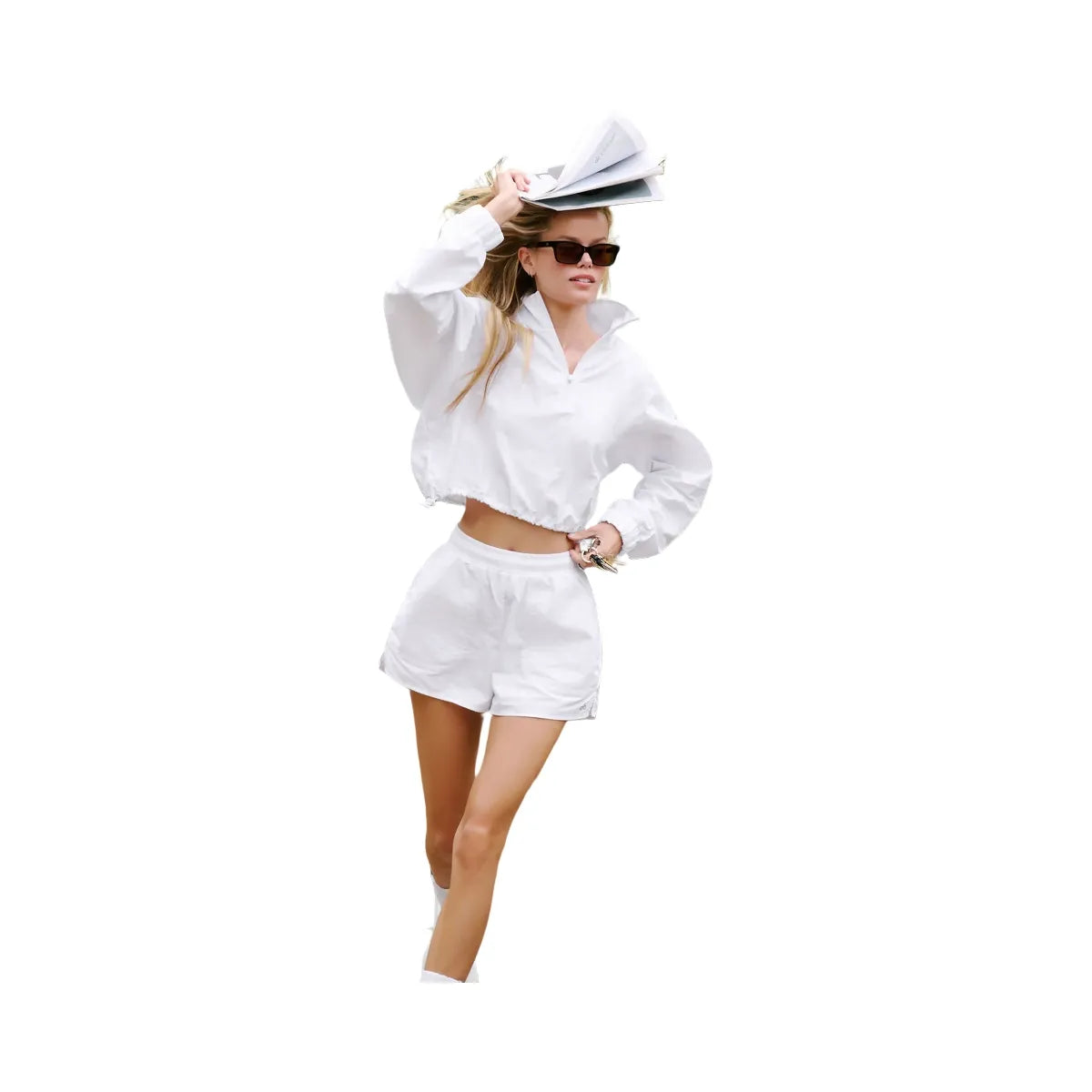 Alo Women's Alumni Short - White