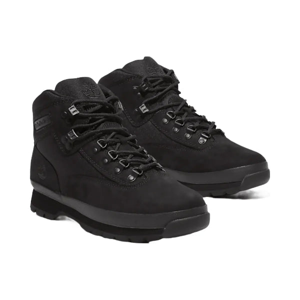 Timberland Euro Hiker Boot Black Nubuck Men'S