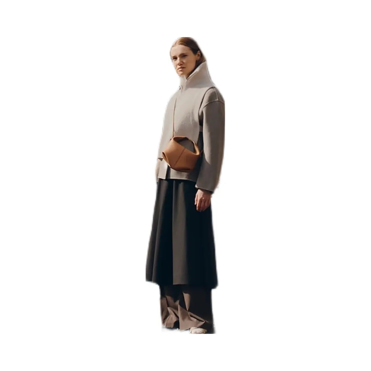 Polene Beri Textured Camel