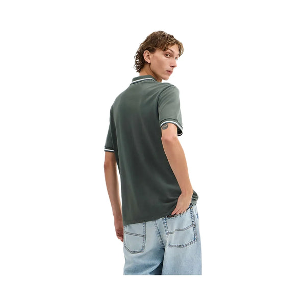 Coach Coach Signature Trim Polo In Organic Cotton Ivy