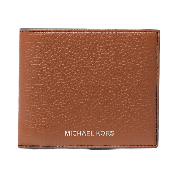 Michael Kors Cooper Pebbled Leather Billfold Wallet Luggage