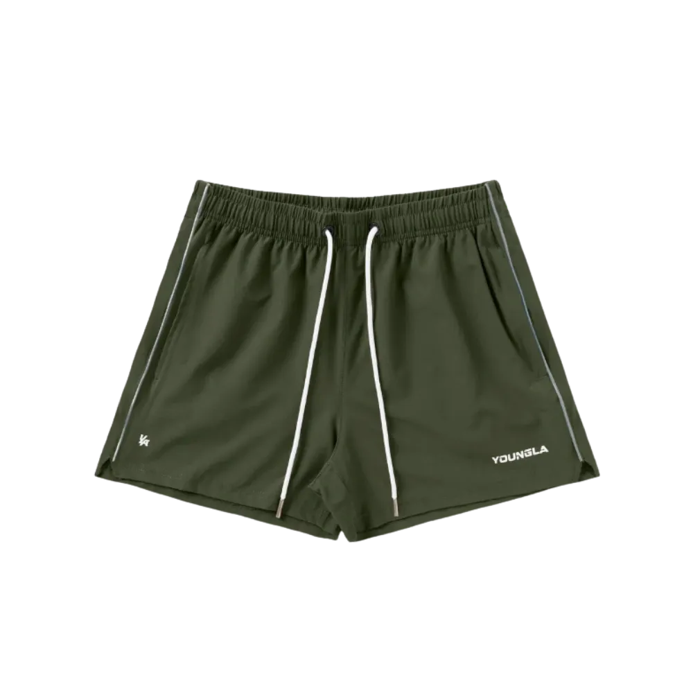 YoungLA Leg Day Shorts Olive