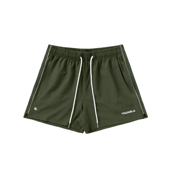 YoungLA Leg Day Shorts Olive