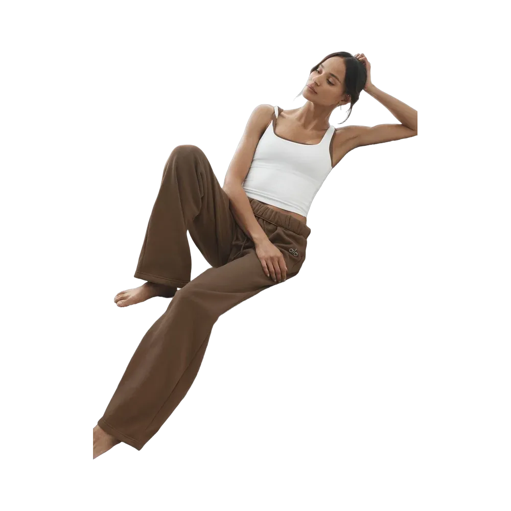 Alo Accolade Straight Leg Sweatpant 'Java Brown'