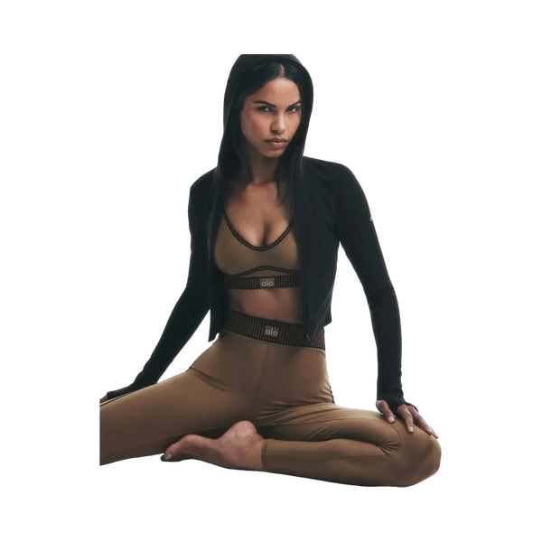 Alo Airlift High-Waist 7/8 Line Up Legging 'Java Brown'