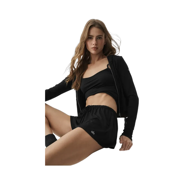 Alo Alosoft Low-Rise Finesse Short 'Black'