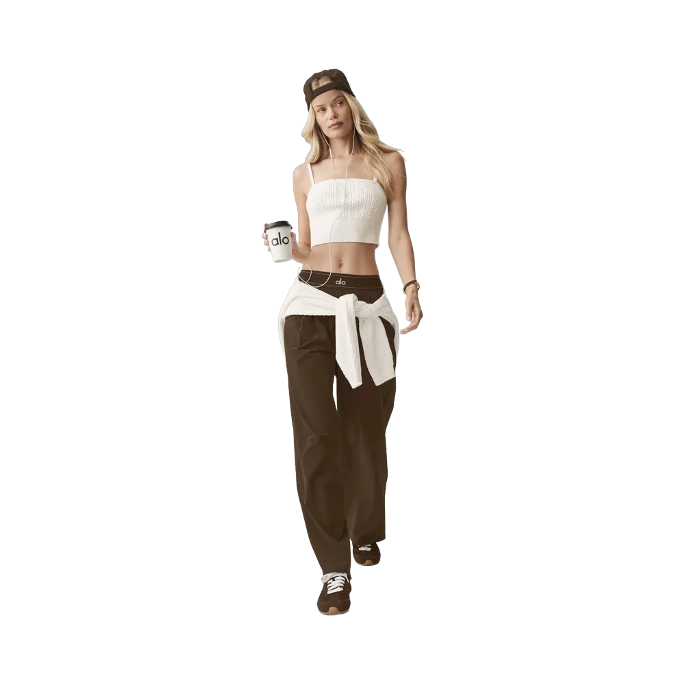 Alo Suit Up Trouser (Short) 'Espresso'