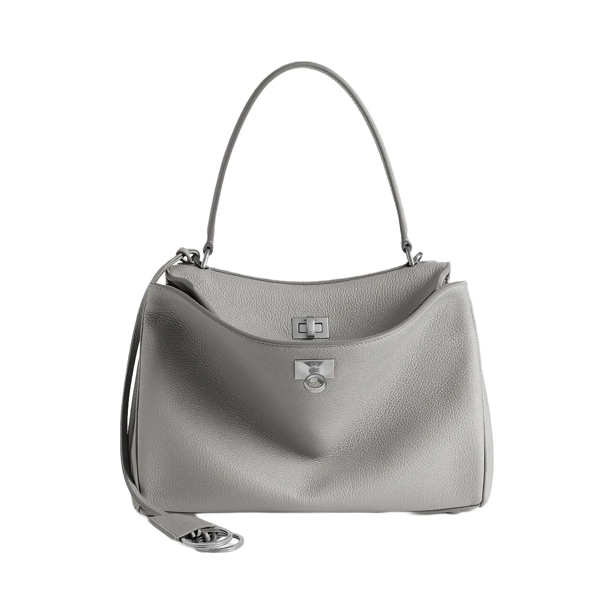 Balenciaga Rodeo Small Grained Calfskin Top Handle Bag