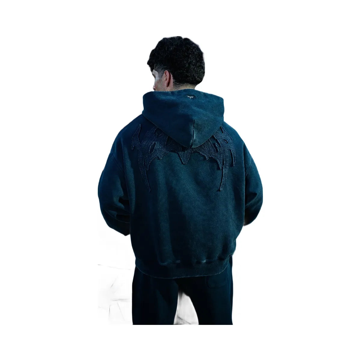 YoungLA Batman Stealth Hoodies 'Black Wash