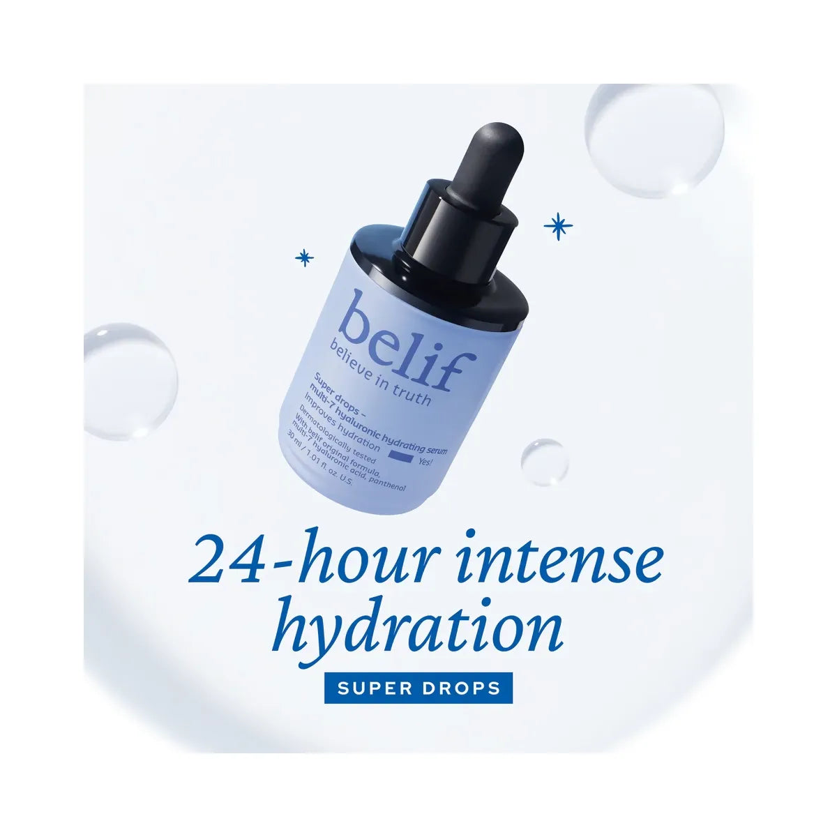 belif Super Drops Multi-7 Hyaluronic Hydrating Serum