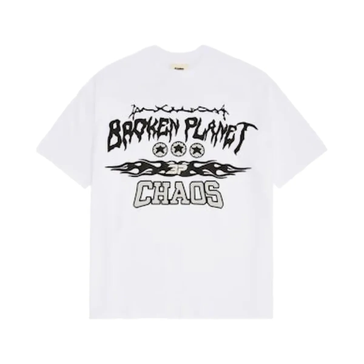 Broken Planet Chaos T Shirtsnow White