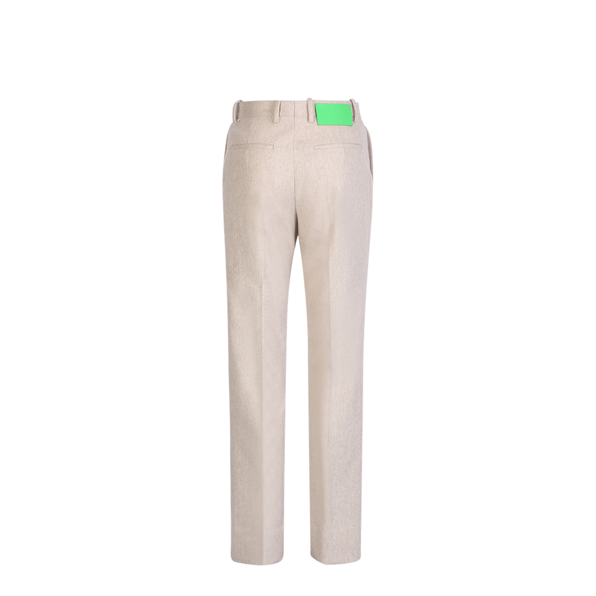 Off-White Pants with Logo Tag Detail