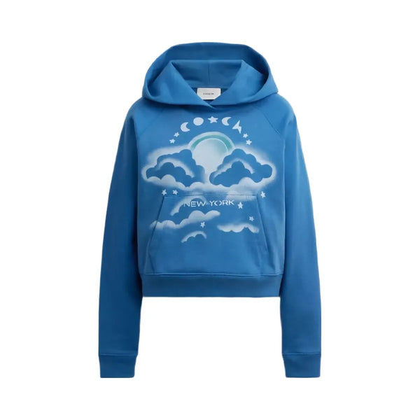 Coach Airbrush Hoodie in Blue