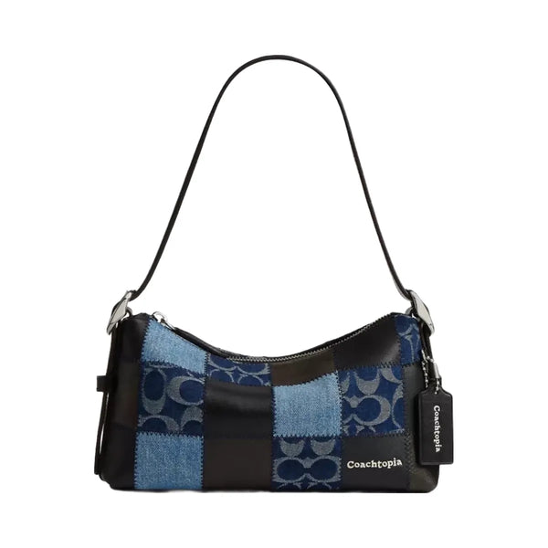 Coach Alter/Ego Small Slouchy Shoulder Bag in Denim Black