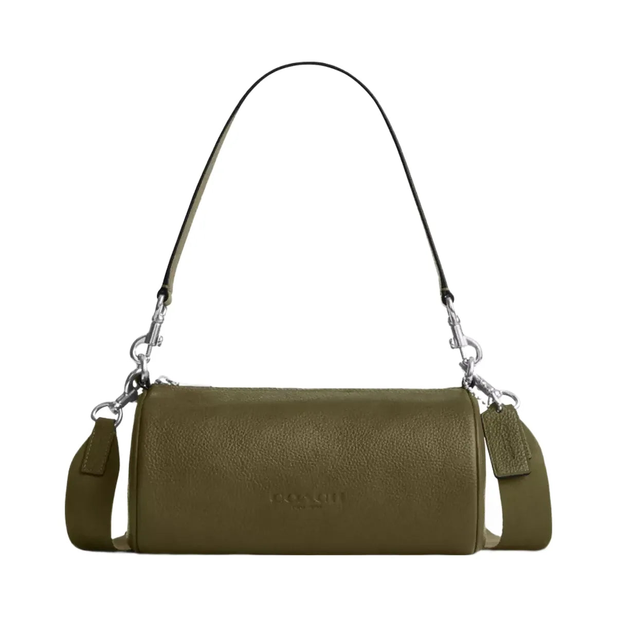 Coach Andre Barrel Bag 24 in Silver Olive