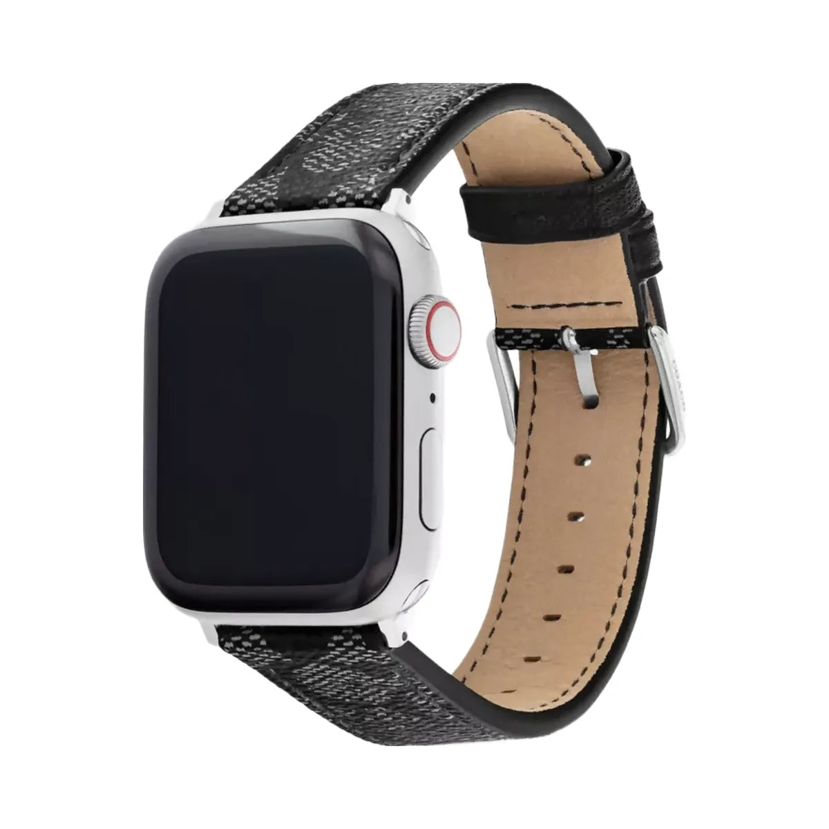 Coach Apple Watch® Strap, 42 Mm And 44 Mm in Graphite Gray