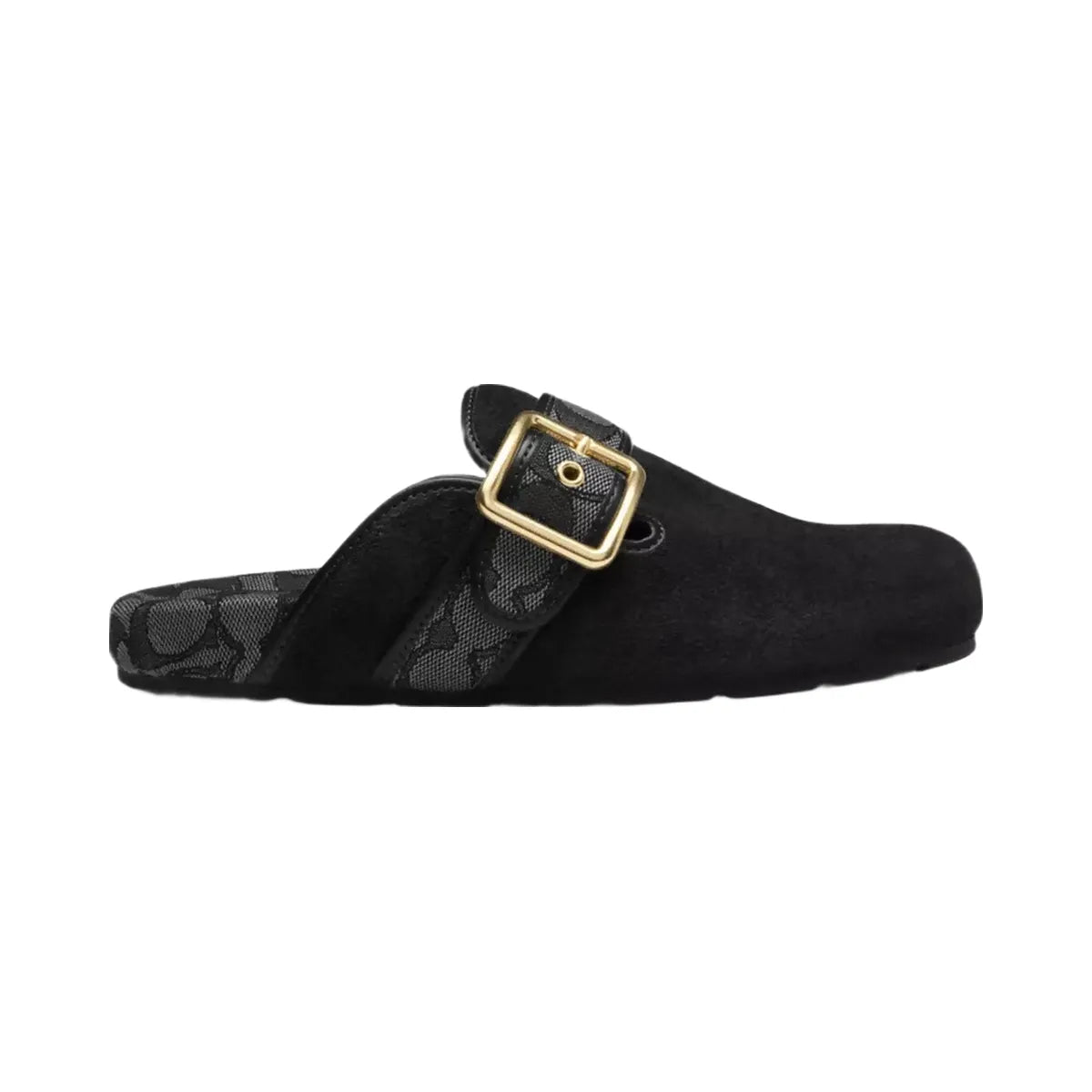 Coach Archival Buckle Clog in Black