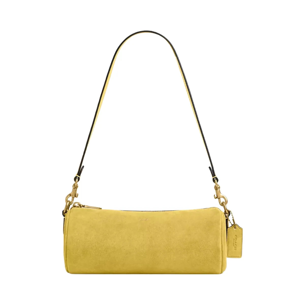 Coach Barrel Bag in Brass Light Citron