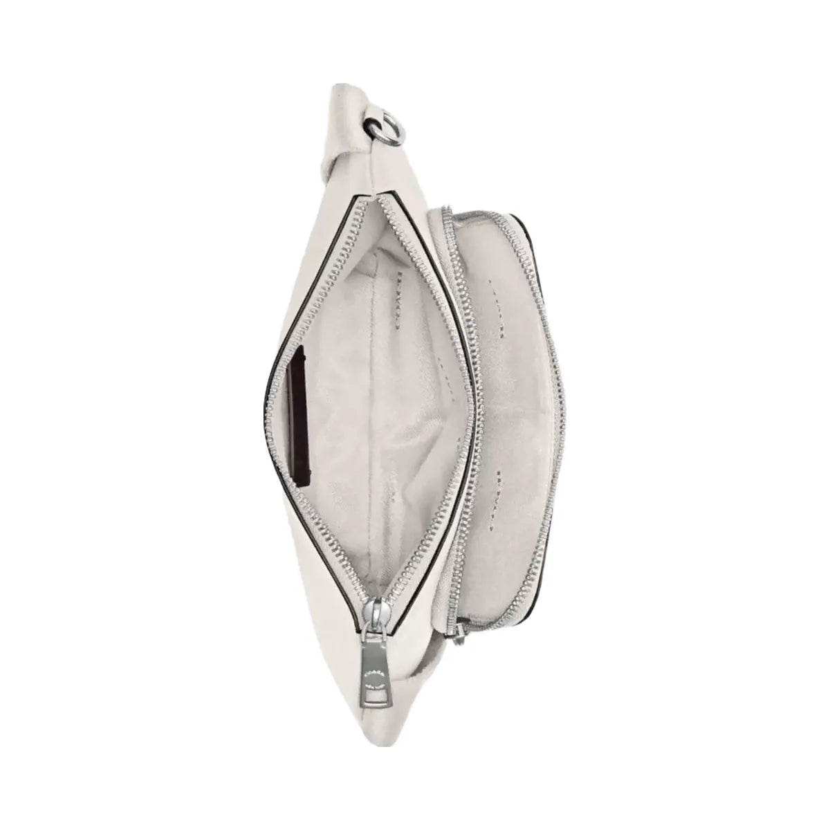 Coach Belt Bag With Signature Canvas Interior Detail in Chalk