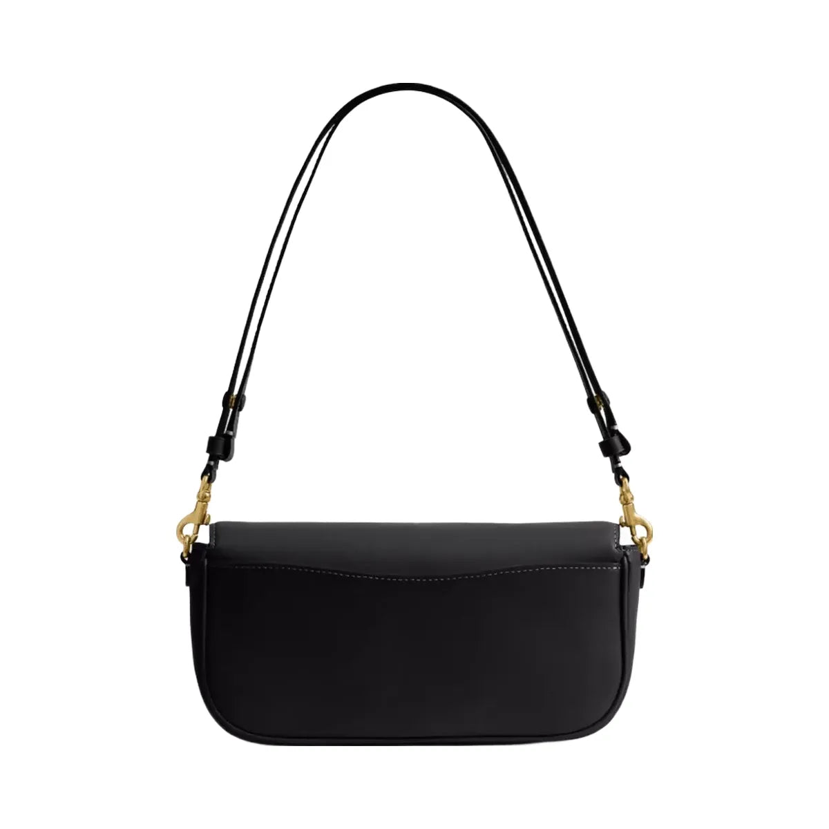 Coach Brook Flap Chain Bag in Brass Black