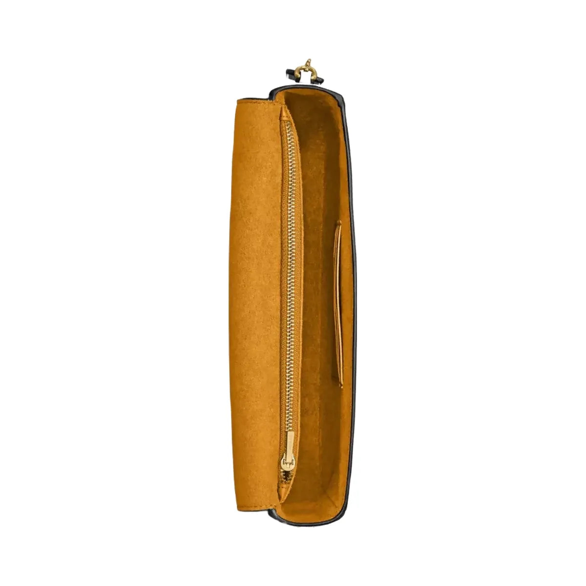 Coach Brook Flap Chain Bag in Brass Chalk
