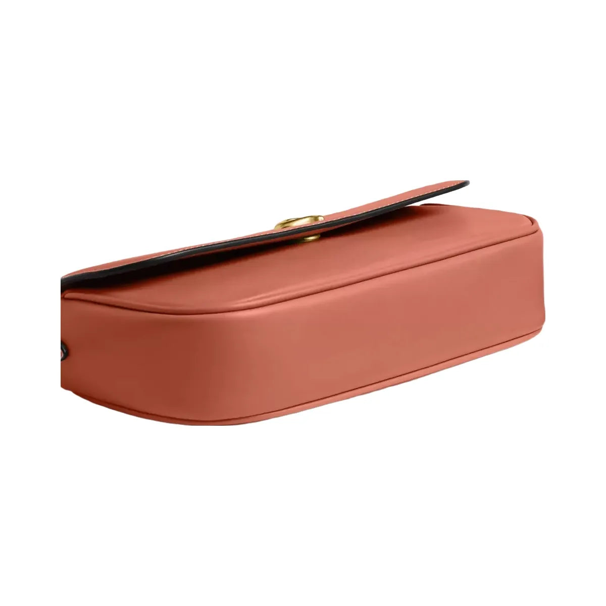 Coach Brook Flap Chain Bag in Brass Dark Peach