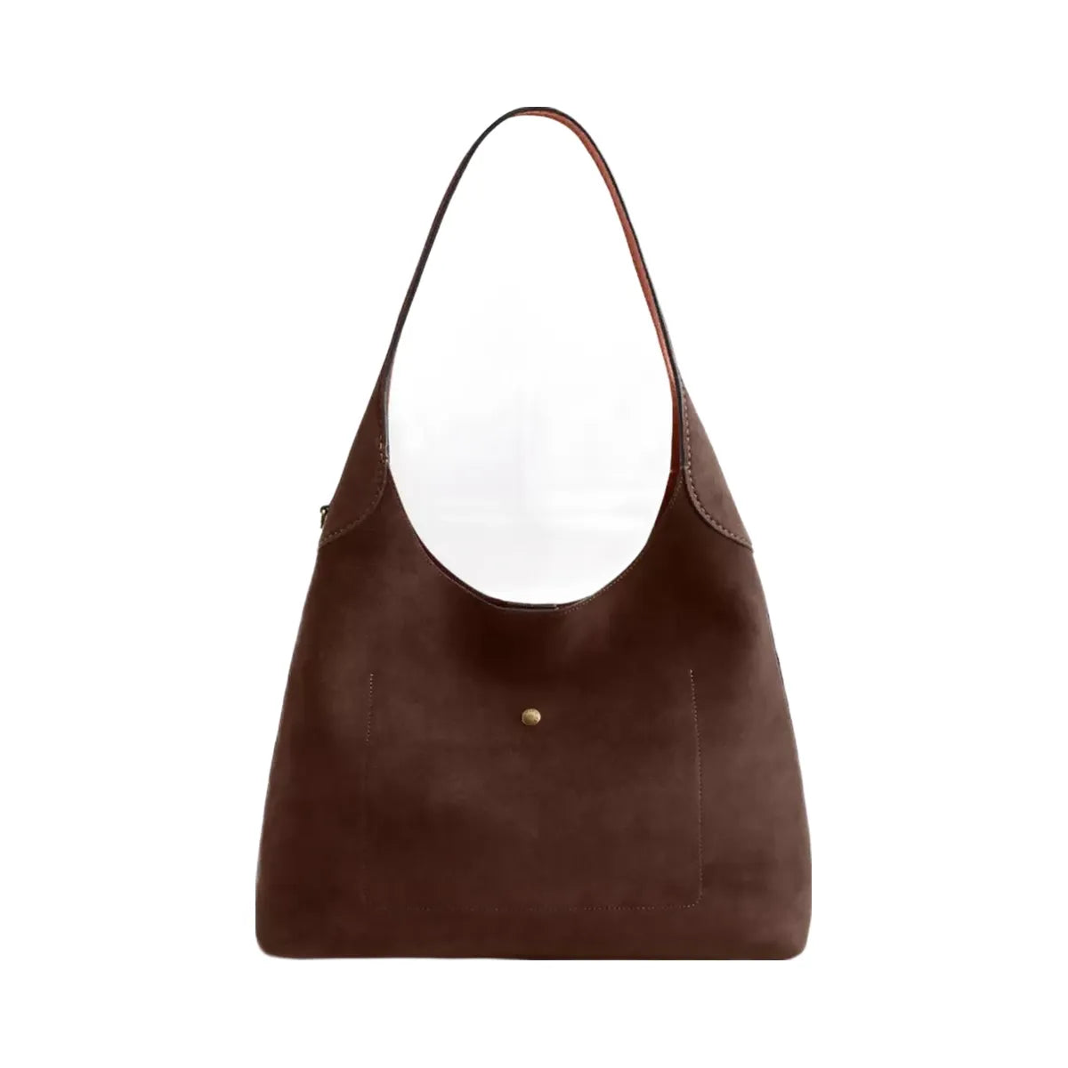 Coach Brooklyn Shoulder Bag 34 in Brass Dark Chocolate