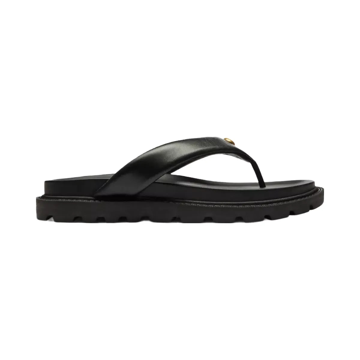 Coach Brynn Thong Sandal in Black