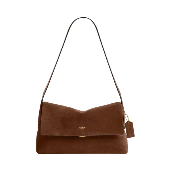 Coach Chelsea Shoulder Bag 30 in Brass Warm Brown