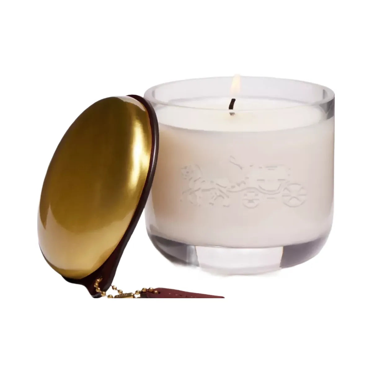 Coach Holiday Candle in Wine Multi
