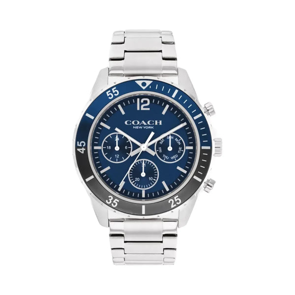 Coach Cole Watch, 44 Mm in Stainless Steel