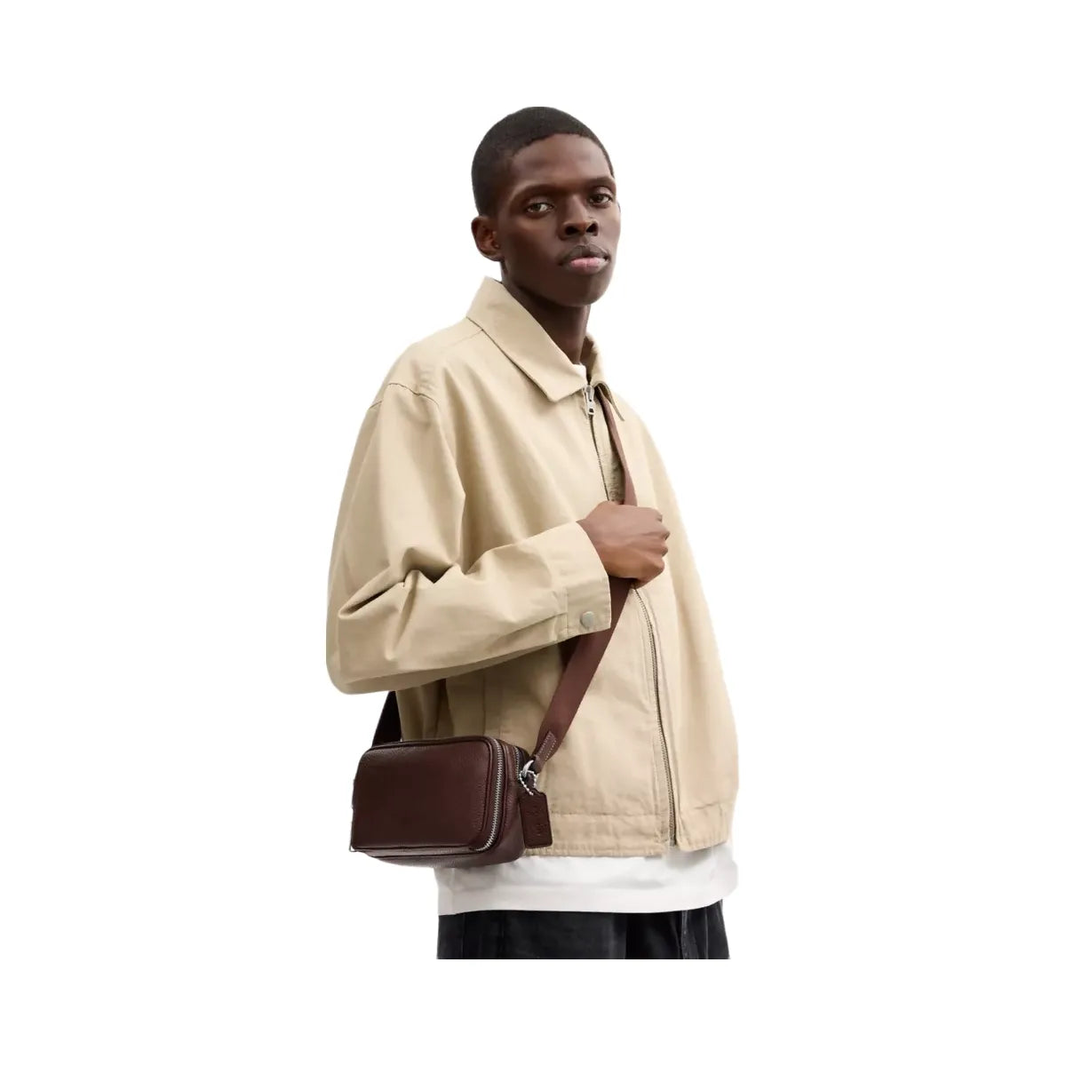 Coach Colton Crossbody Bag 19 in Silver Maple